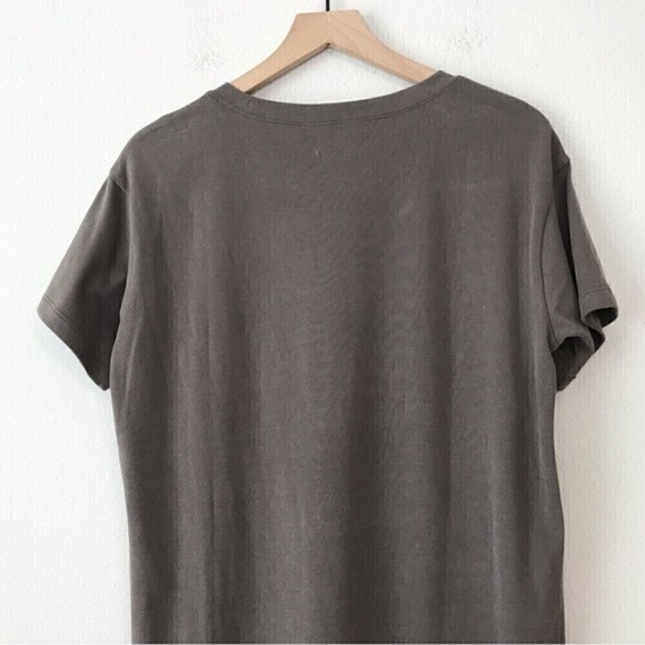 New! Madewell Oversized Pocket Tee Sueded Cotton Shirt Midi Dress - Picture 5 of 13